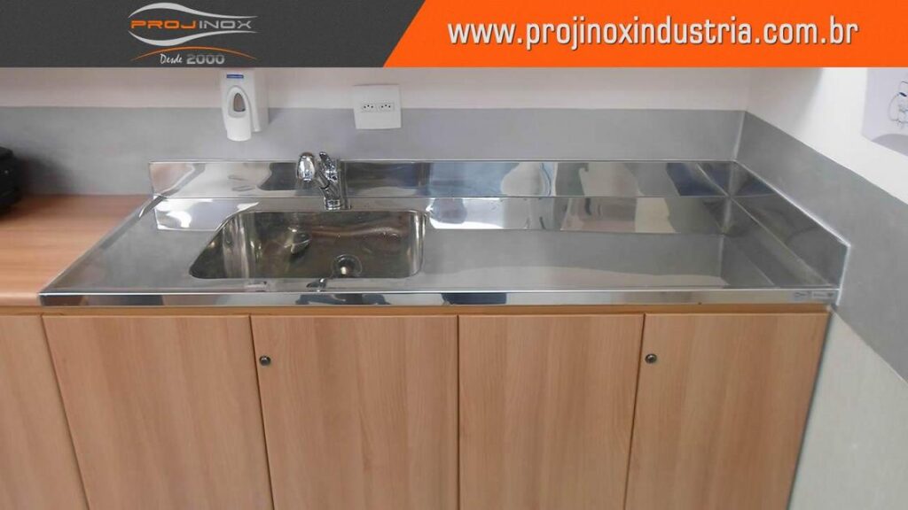 Bancada Em Aco Inox