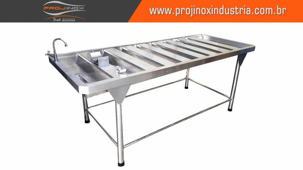 Mesa Para Necropsia De Inox